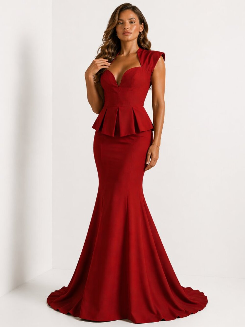 Mac Duggal Mermaid Prom Dress Floor Length Evening Gown